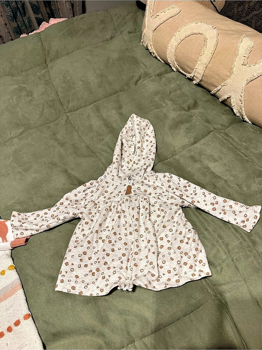 Carter's Baby Animal Print Hooded Jacket Size 18M